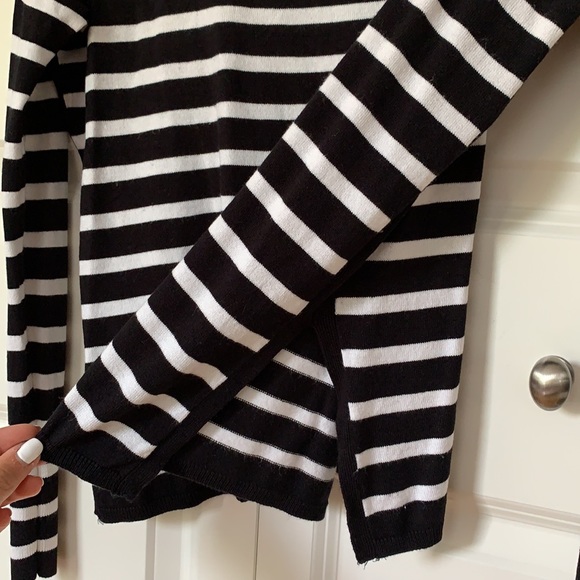 Zara Boatneck Striped Sweater - Picture 2 of 7
